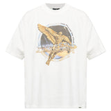 T-shirt con stampa grafica golden tour in bianco Represent - uomo 