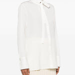 Camicia con fiocco in bianco Jil sander - donna 