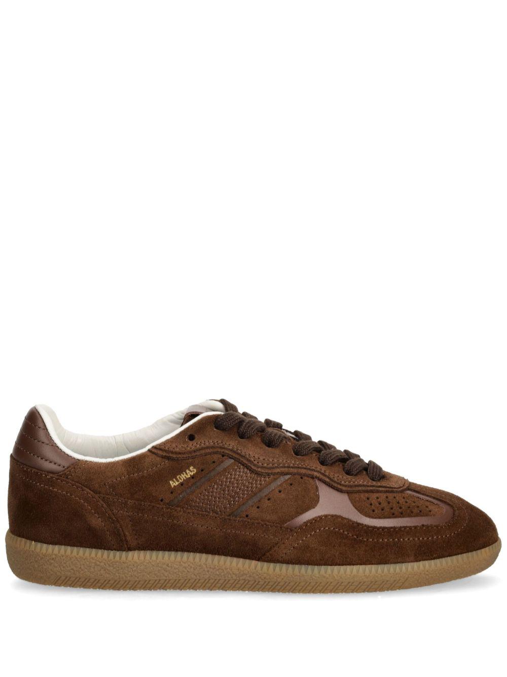 Sneakers Tb.490 camoscio in marrone 