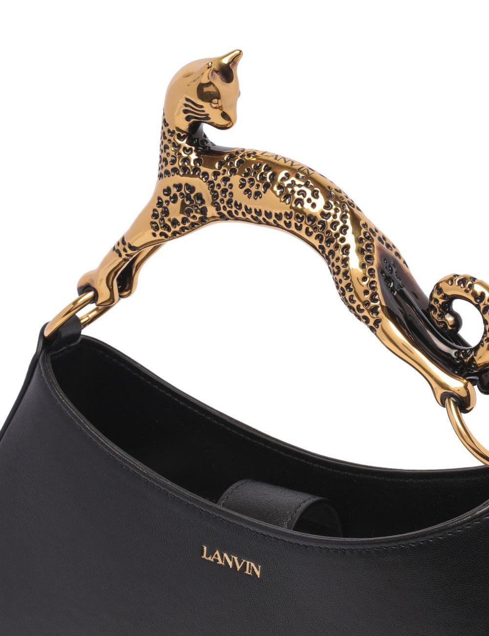 Borsa a mano con decorazione in nero LANVIN - donna 