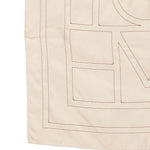Foulard di seta con monogramma ricamato in beige Toteme - donna 