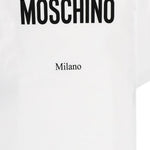 T-shirt con logo in bianco Moschino - donna 