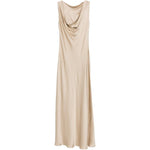 Abito con scollo a cascata Mara in beige Antonelli - donna 