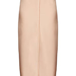 Gonna midi satinata in rosa Ami paris - donna 