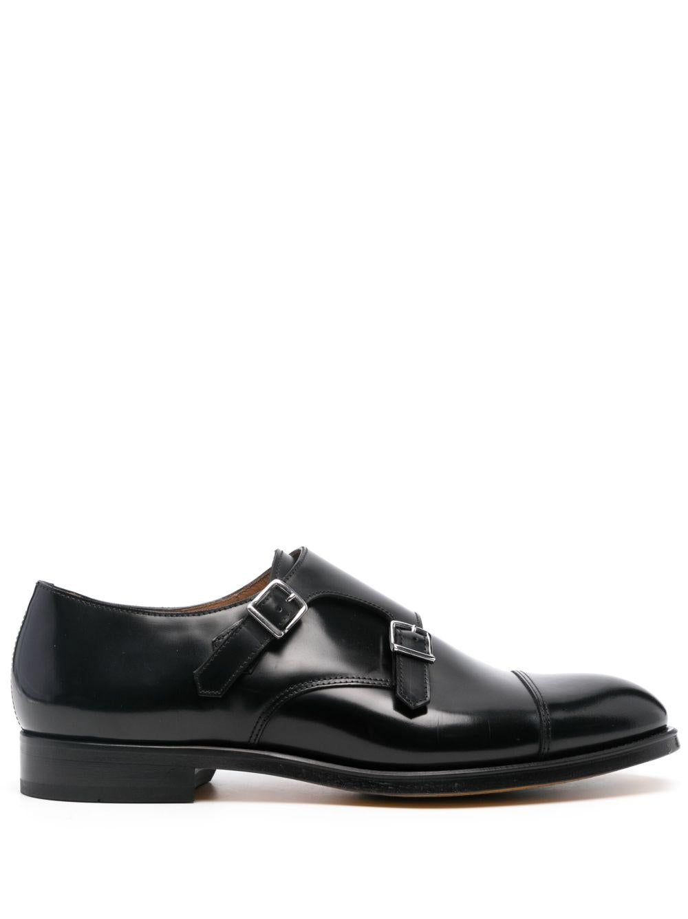 Derby in pelle in nero Doucal's - uomo 