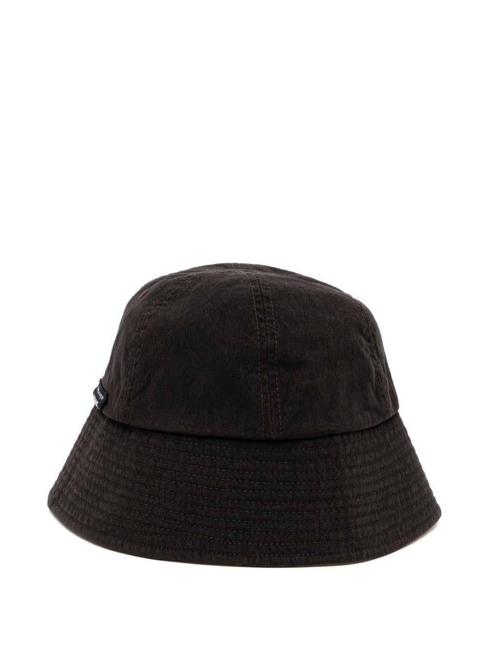 Cappello bucket con applicazione in nero Comme des garcons homme - uomo 