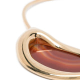 Collana aperta in agata in oro Panconesi - unisex 