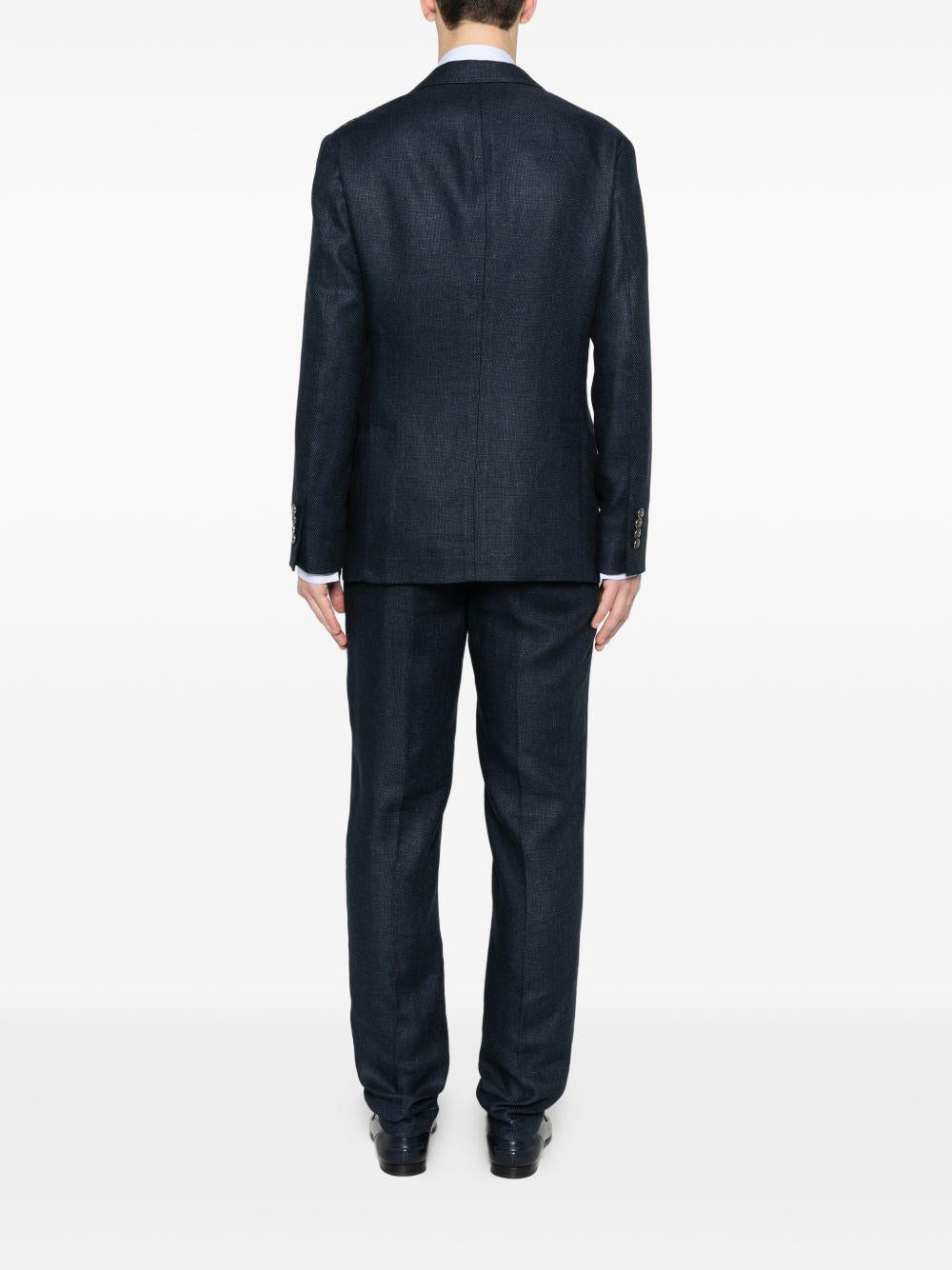 Completo monopetto due pezzi in blu Brunello cucinelli - uomo 