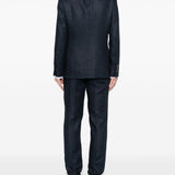 Completo monopetto due pezzi in blu Brunello cucinelli - uomo 