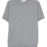 T-shirt girocollo in grigio Kangra - uomo 