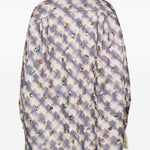 Giacca -camicia a quadri con cristalli in multicolore Dries van noten - donna 