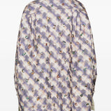 Giacca -camicia a quadri con cristalli in multicolore Dries van noten - donna 