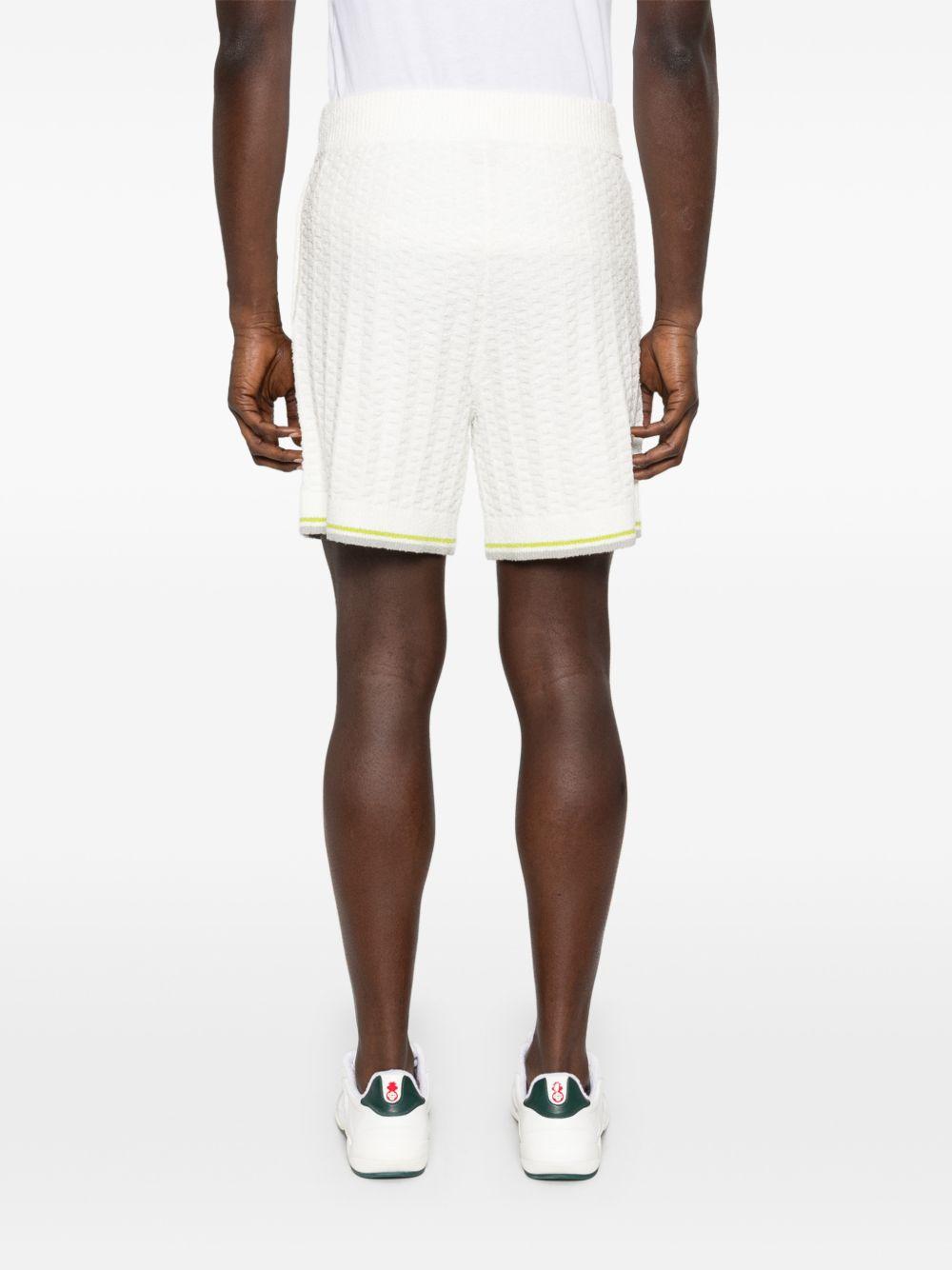 Shorts con coulisse in bianco Casablanca - uomo 