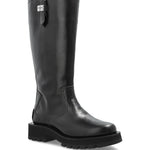Stivali con fibbia in nero Ganni - donna 