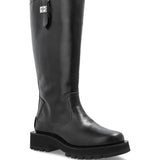 Stivali con fibbia in nero Ganni - donna 