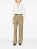 Pantaloni sartoriali dritti con pinces in marrone Lemaire - donna