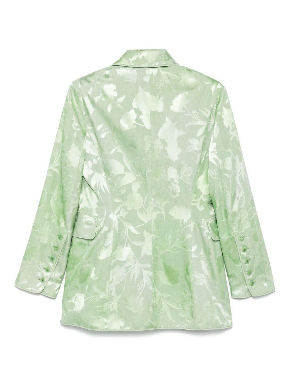 Blazer a fiori in verde mela Ermanno Scervino - donna 