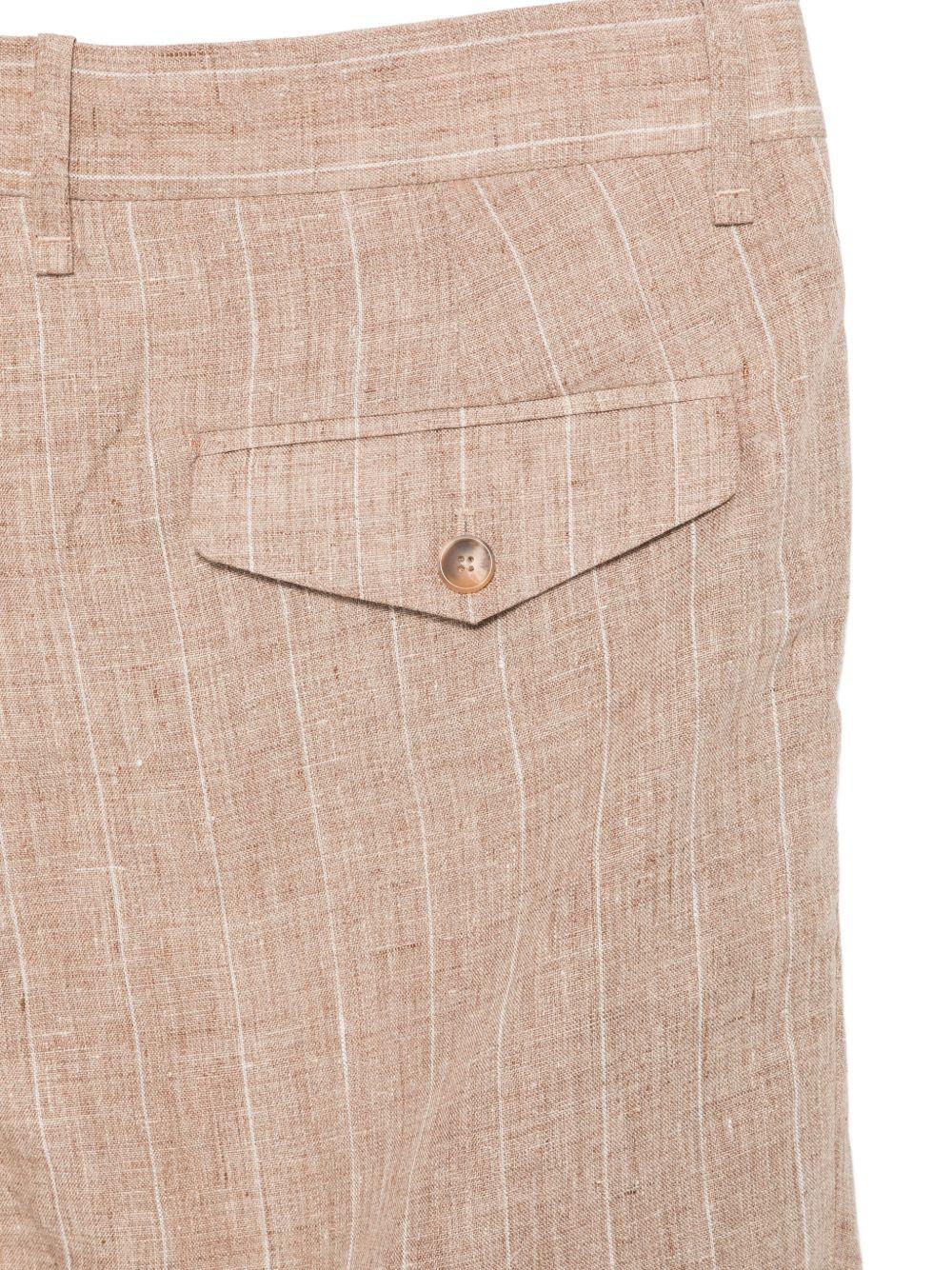 Pantaloni a righe in beige Simkhai - uomo 