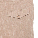 Pantaloni a righe in beige Simkhai - uomo 