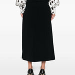 Gonna midi con fibbia in nero Rowen rose - donna 