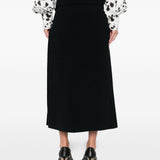 Gonna midi con fibbia in nero Rowen rose - donna 