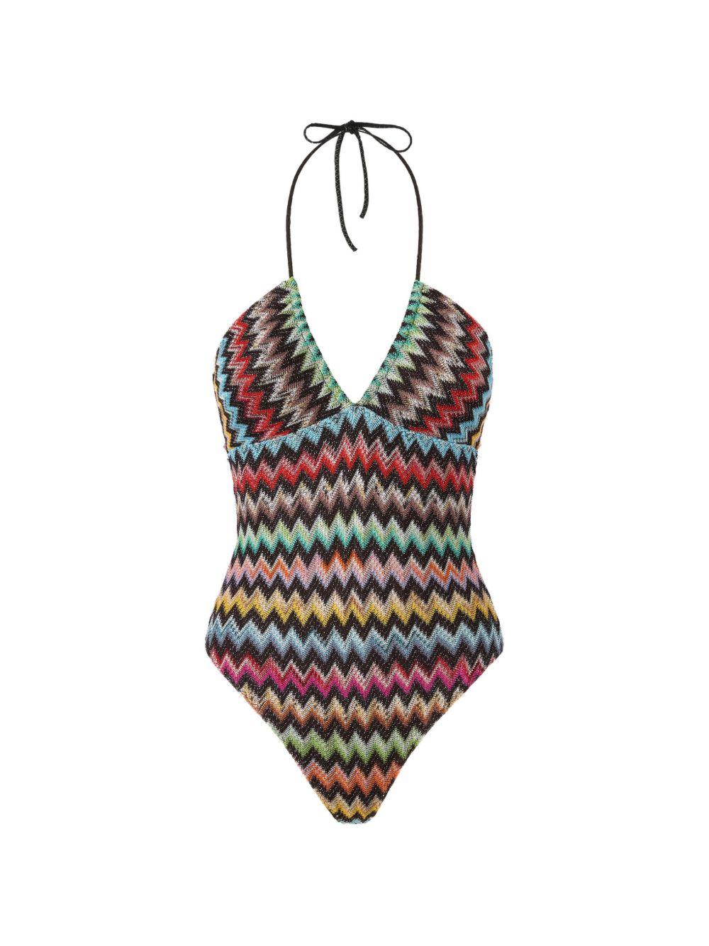 Costume con motivo a zigzag in multicolore Missoni - donna 