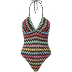 Costume con motivo a zigzag in multicolore Missoni - donna 