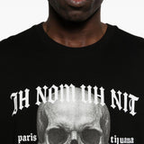 T-shirt teschio 20 in nero Ih nom uh nit - uomo 