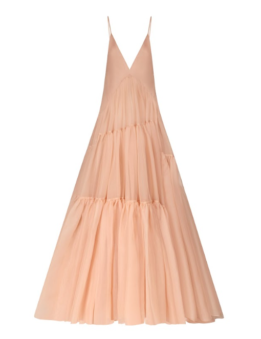 Abito poppy in seta in rosa Temily - donna 