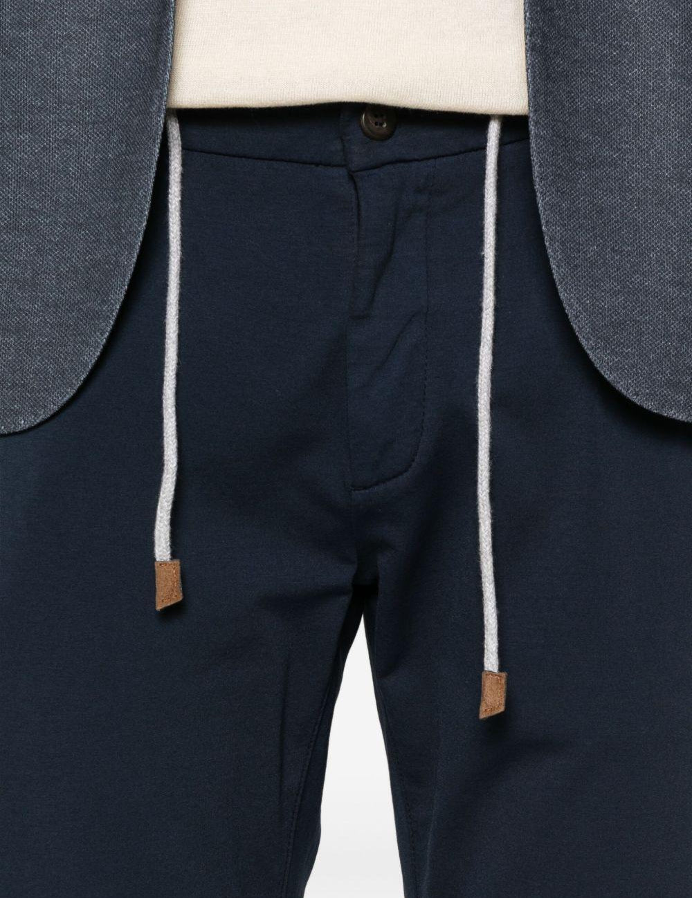 Pantaloni con coulisse in blu navy Eleventy - uomo 
