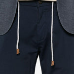 Pantaloni con coulisse in blu navy Eleventy - uomo 