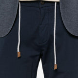 Pantaloni con coulisse in blu navy Eleventy - uomo 