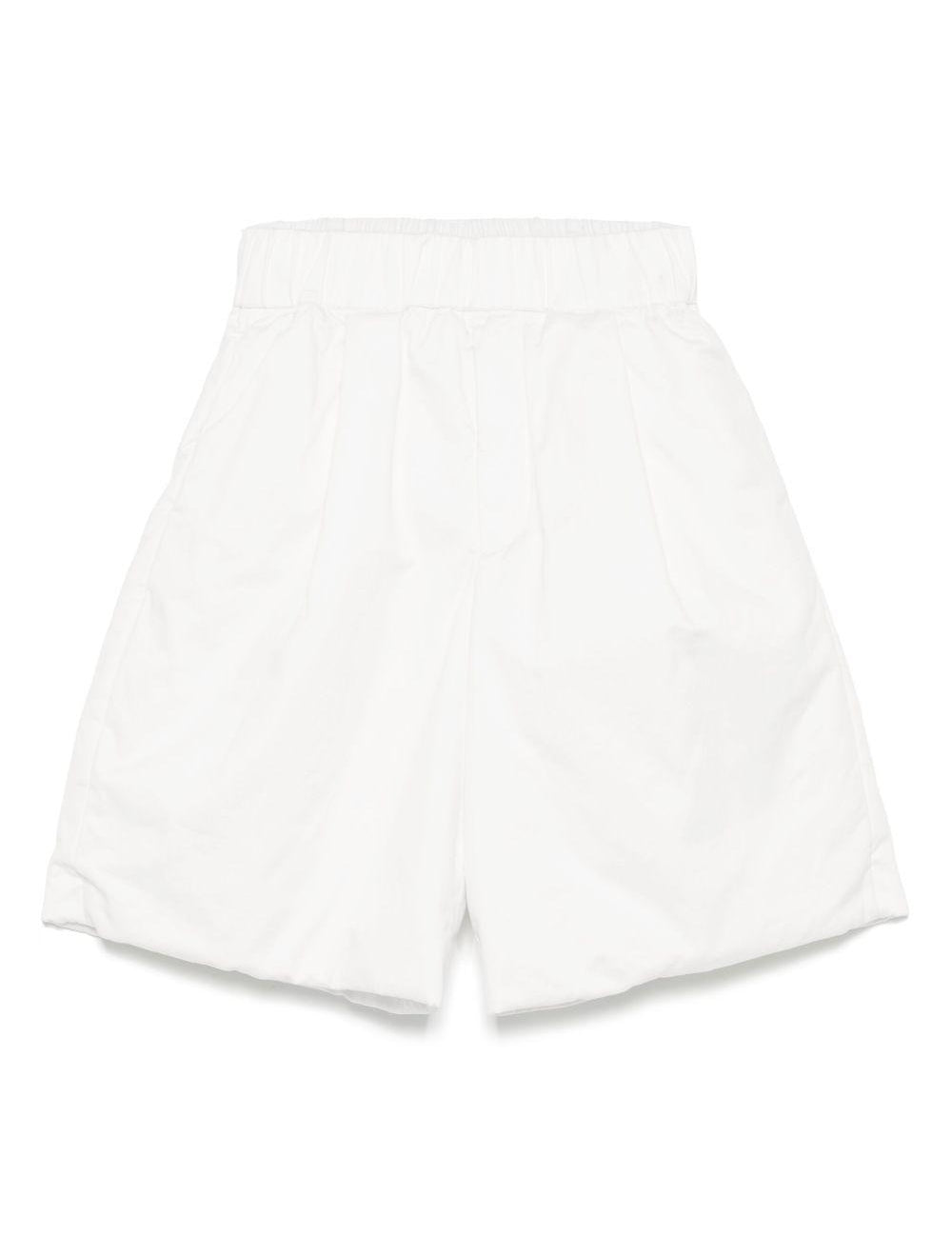 Shorts plato in bianco dries van noten - donna 