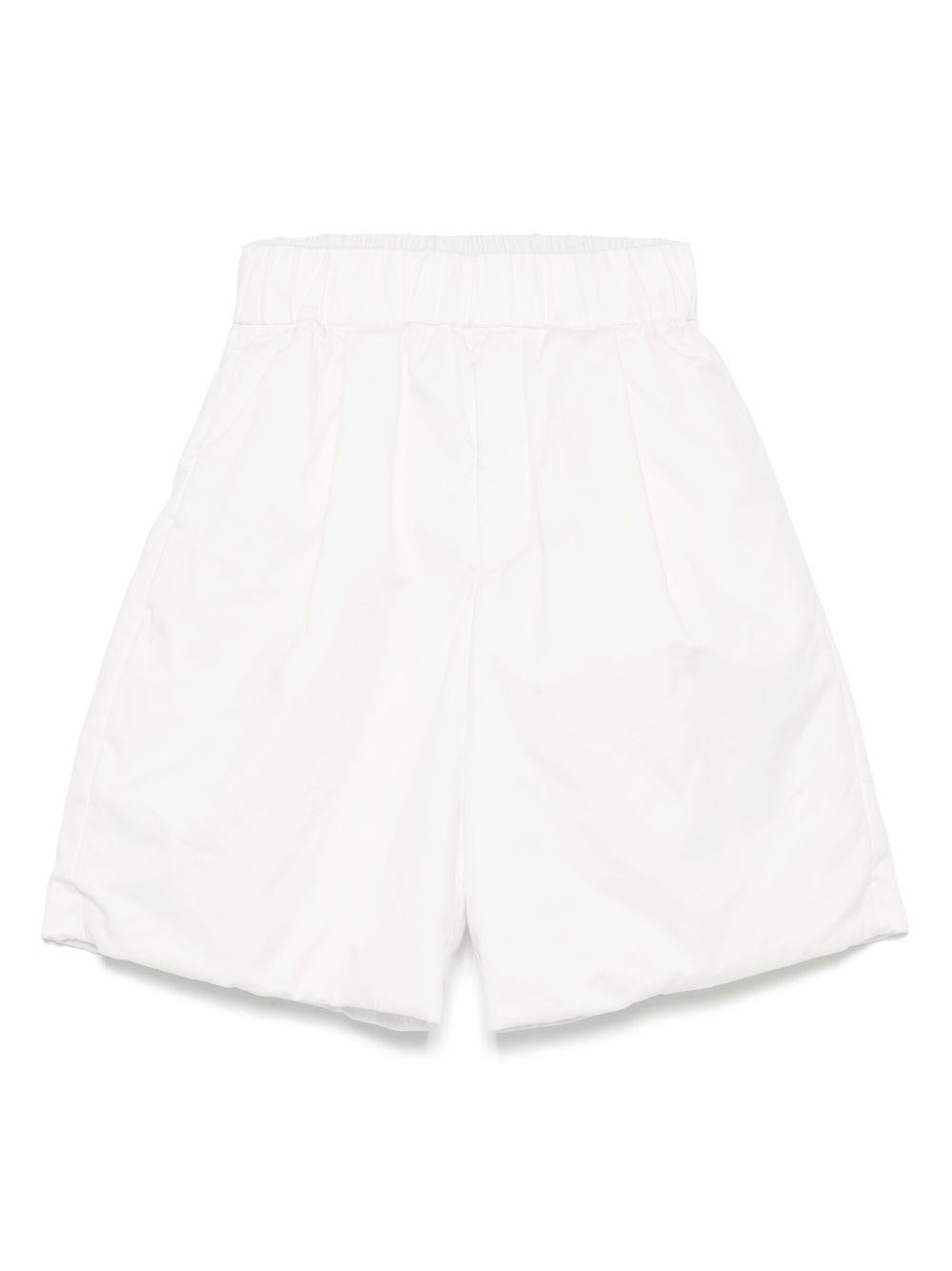 Shorts plato in bianco dries van noten - donna 