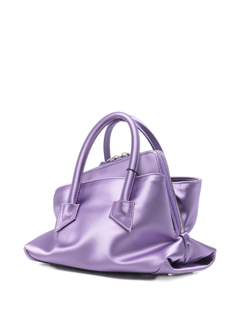 Borsa a mano la passeggiata mini in viola The Attico - donna 