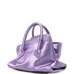 Borsa a mano la passeggiata mini in viola The Attico - donna 