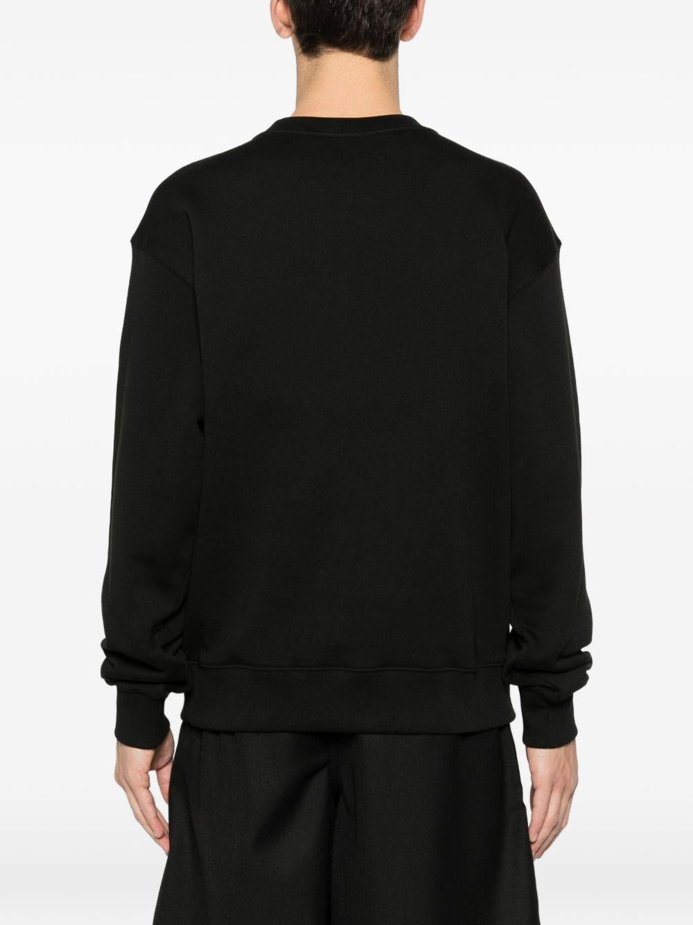 Felpa con ricamo in nero Kenzo - uomo 