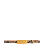 Cintura Berlino con stampa animalier in marrone 