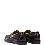 Mocassini in pelle in borgogna Henderson baracco - uomo 