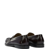 Mocassini in pelle in borgogna Henderson baracco - uomo 