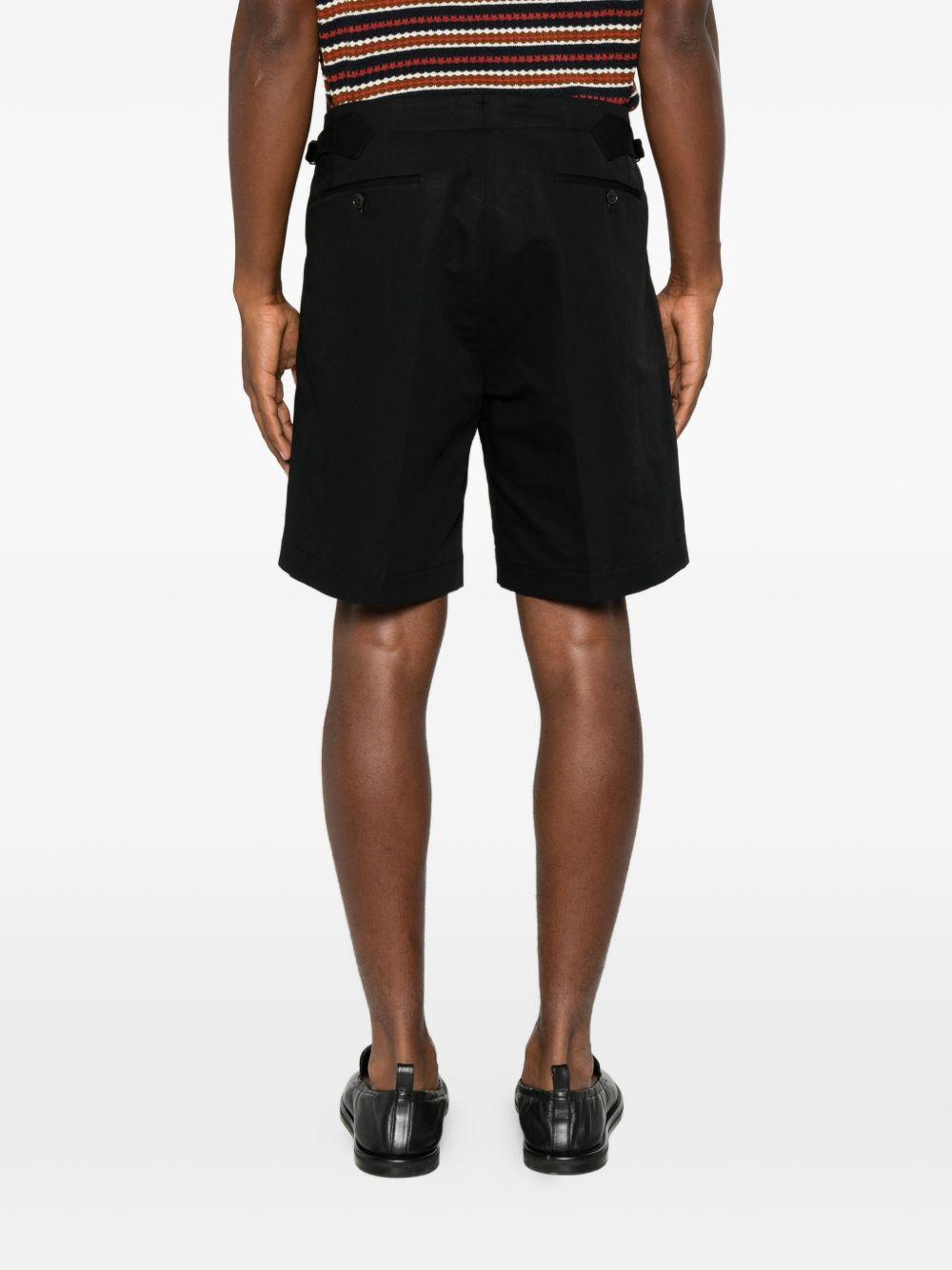 Shorts a pieghe con fibbia in nero Briglia 1949 - uomo 