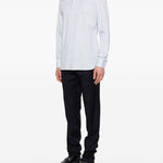 Camicia classica a maniche lunghe in azzurro Zegna - uomo 