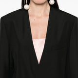 Blazer doppiopetto in nero Philosophy Di Lorenzo Serafini - donna 