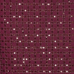 Abito lungo con paillettes in bordeaux 