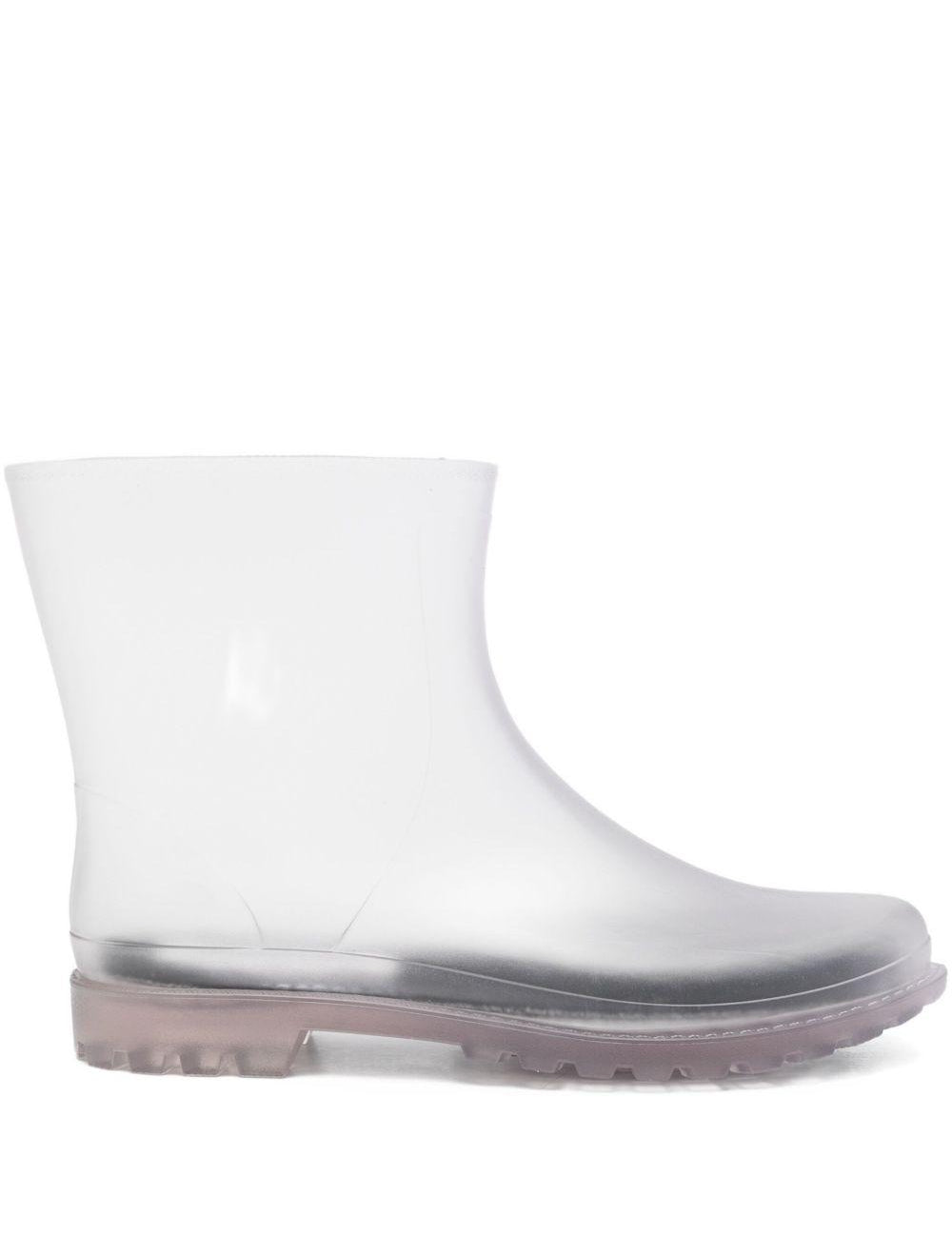 Stivali di gomma monsone in bianco Christopher esber - donna 