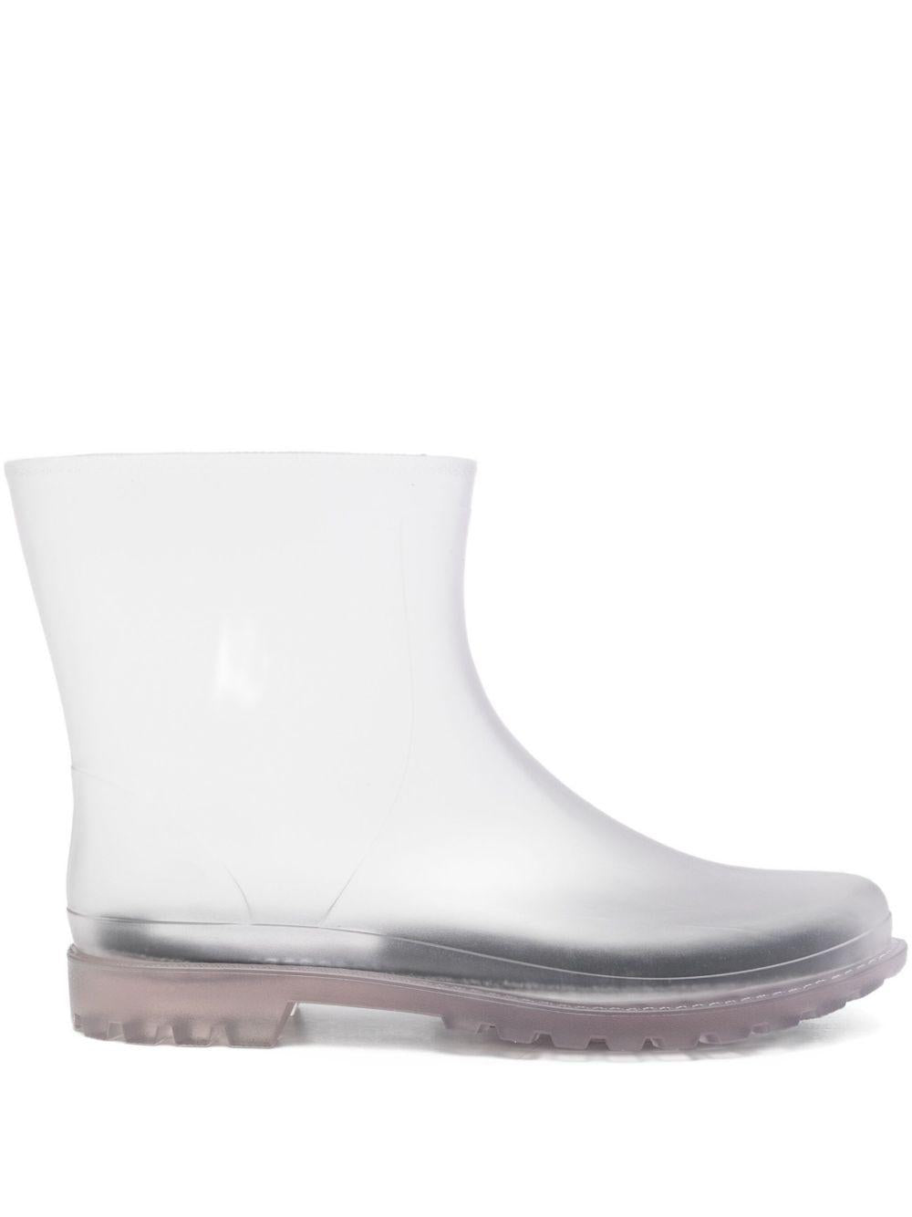 Stivali di gomma monsone in bianco Christopher esber - donna 