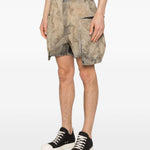 Pantaloncini sfilacciati Stefan in grigio Rick owens drkshdw - uomo 