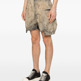 Pantaloncini sfilacciati Stefan in grigio Rick owens drkshdw - uomo 