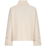 Cardigan con zip formato in bianco Maxmara - donna 