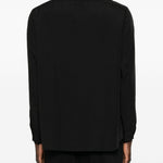 Camicia oversize in nero Lardini - uomo 